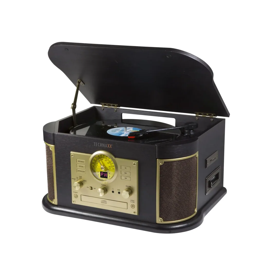 Nostalgia Bluetooth record player with integrated digitization function