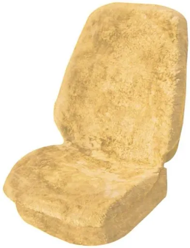 Lambskin car seat cover, anthracite