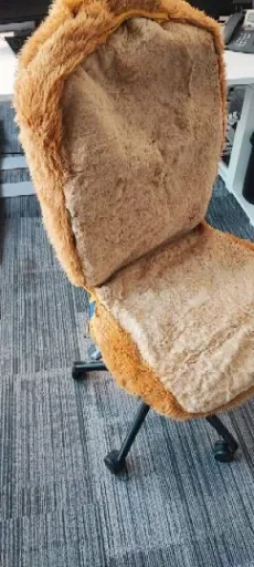 Lambskin car seat cover, Camel