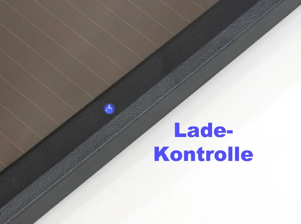 7.5 Watt mobile solar panel for trickle charging