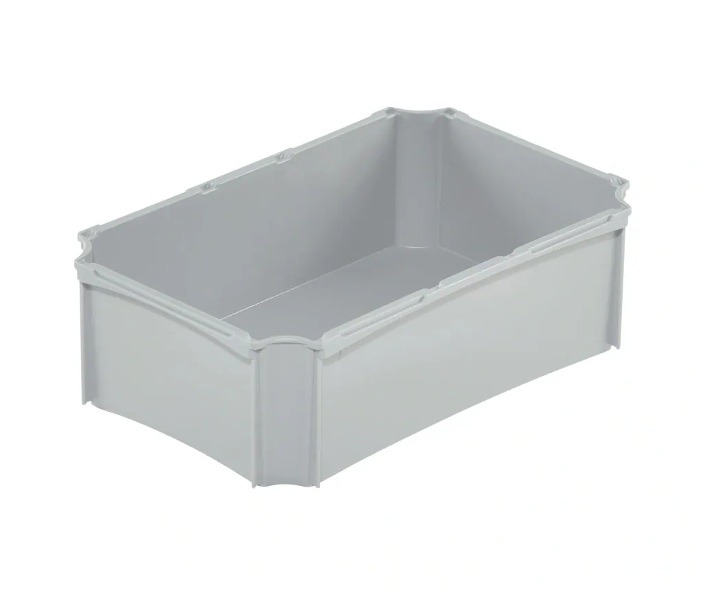 Eurobox insert box grey 1/4 crossed