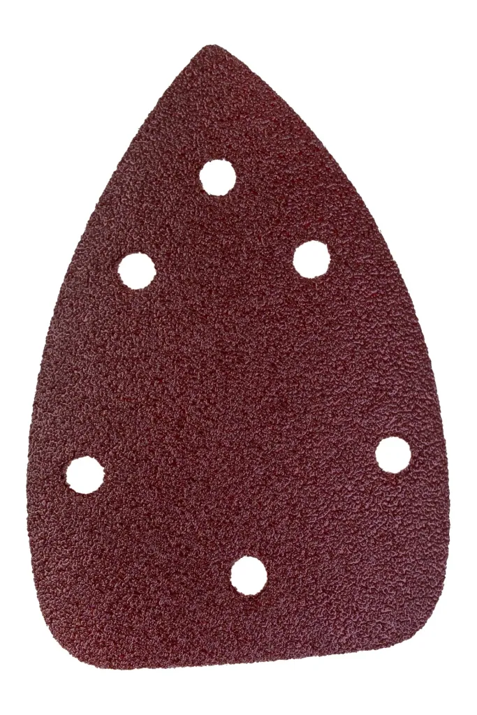 Sanding triangles, grain 60, 140 x 140 x 8 mm, 5 pieces