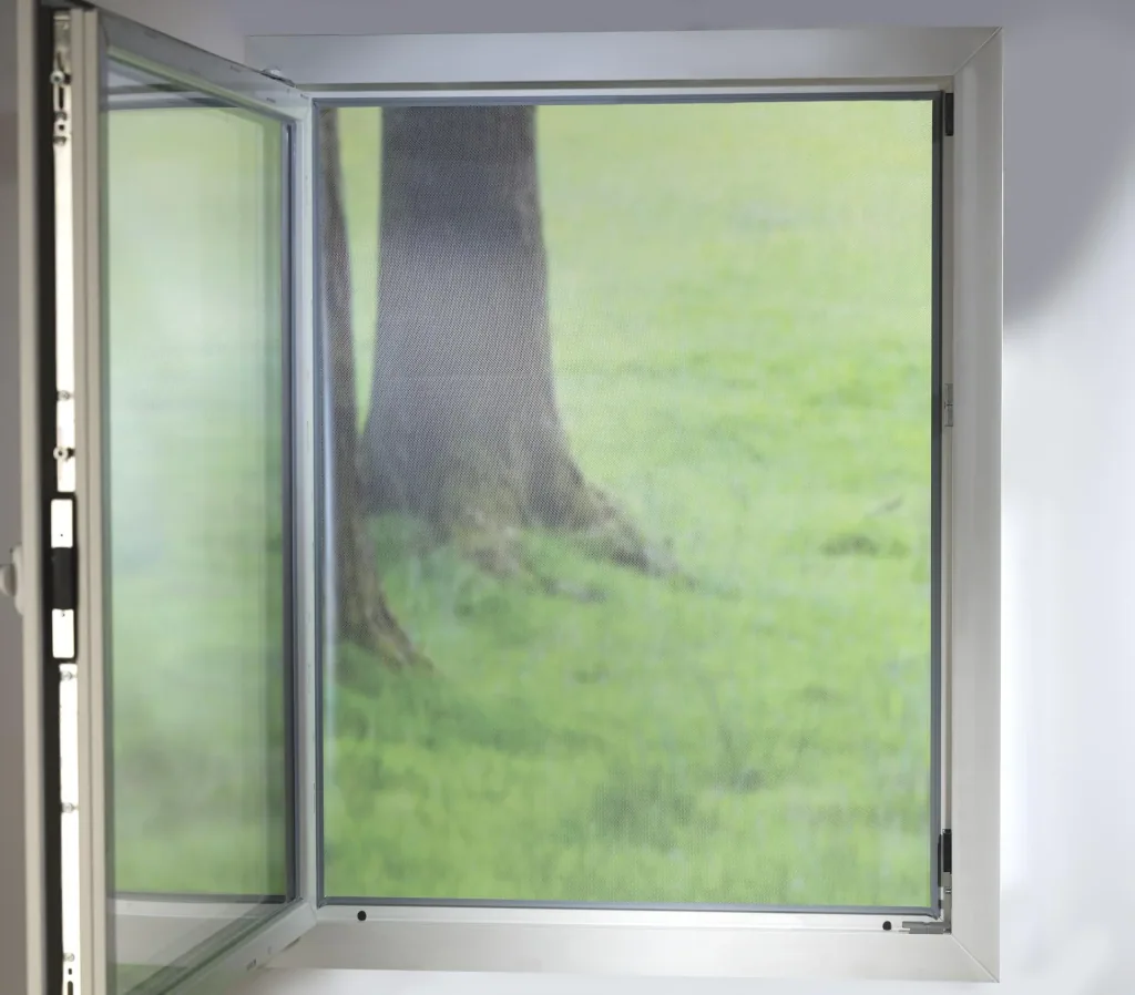 Fly screen 130 x 150 cm, white, 2 pieces