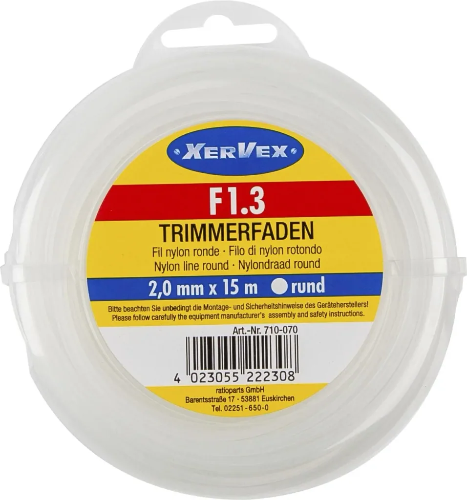 Polyamide thread (nylon), round, 2.0 mm/ 15 m