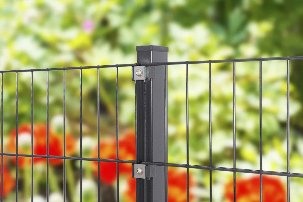 Anthracite welded fence panel set, 5 pieces, each 75 cm x 200 cm