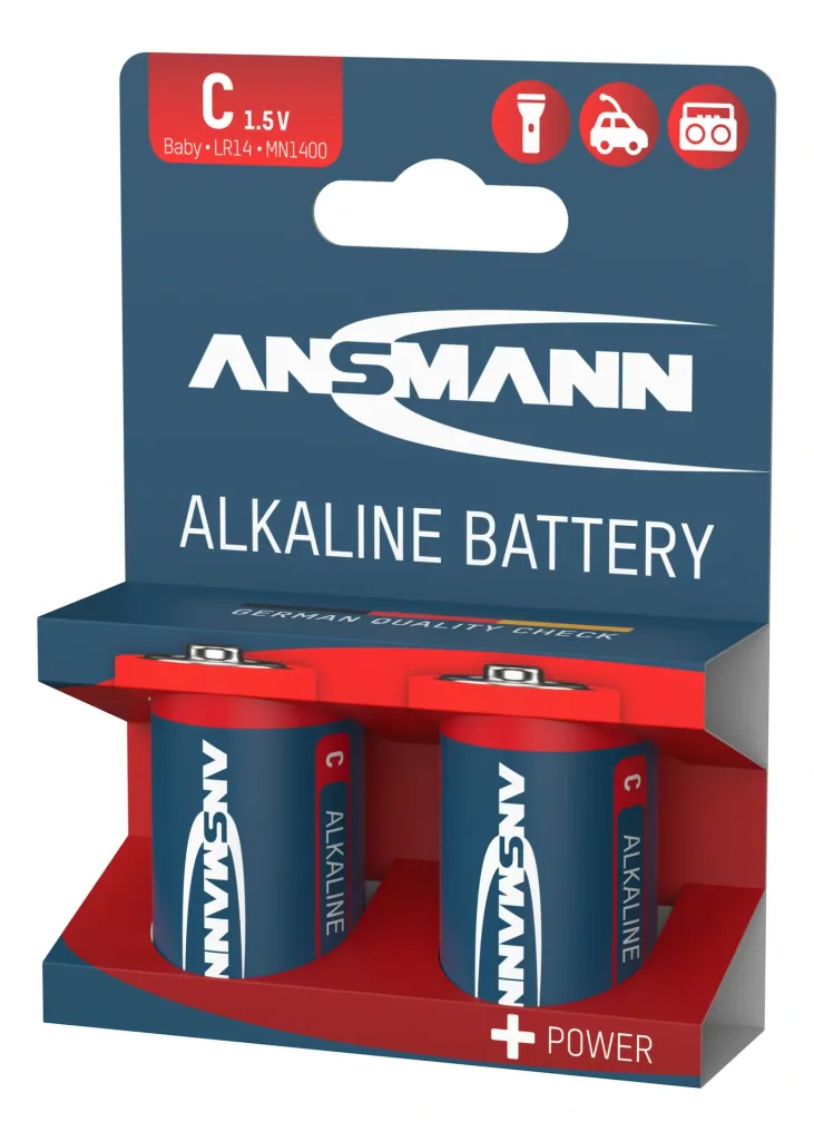 Alkaline Baby C Battery - 2 pieces