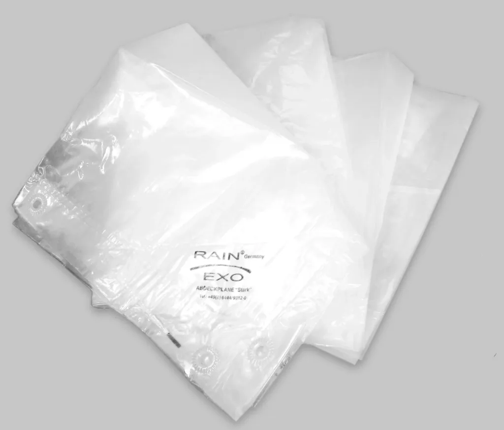 Tarpaulin, transparent, strong 90 g/m², 3 x 4 m