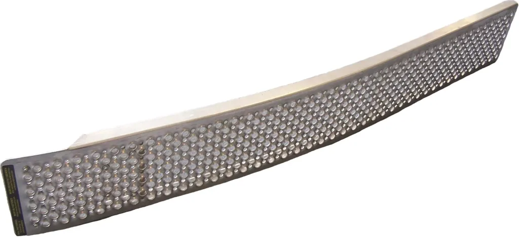 Aluminum loading ramps, curved, 2 pieces