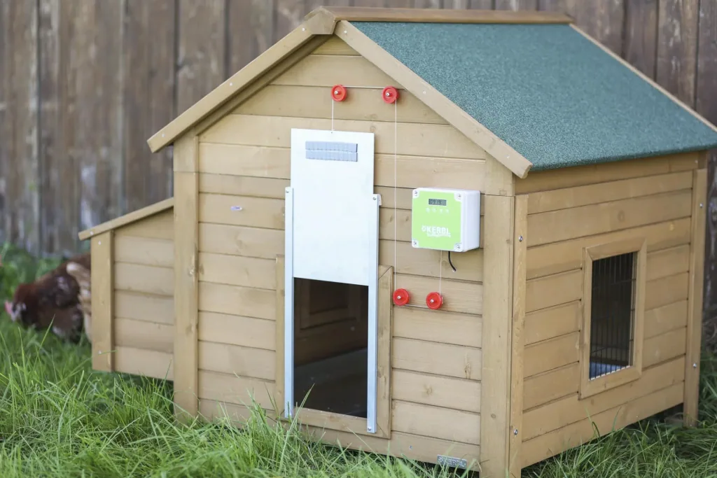 Automatic chicken door, complete set including sliding door 30 x 40cm
