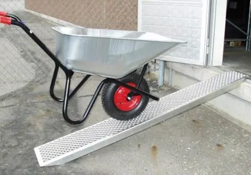 Aluminum loading ramps, straight, 2 pieces
