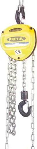 Hand chain hoist 2000 kg, 2 chain strands, 31 mm hook opening