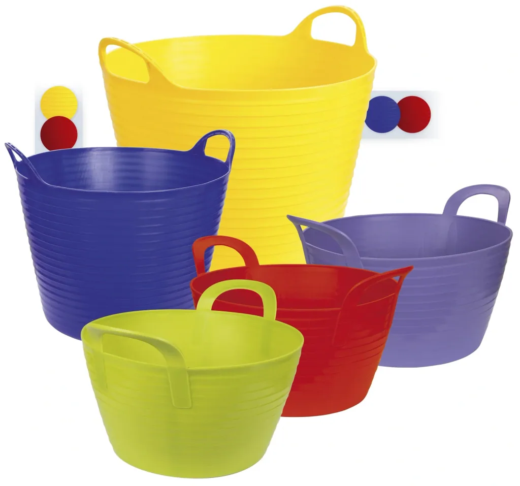 Bucket "Flex Bag", approx. 28 l, color red