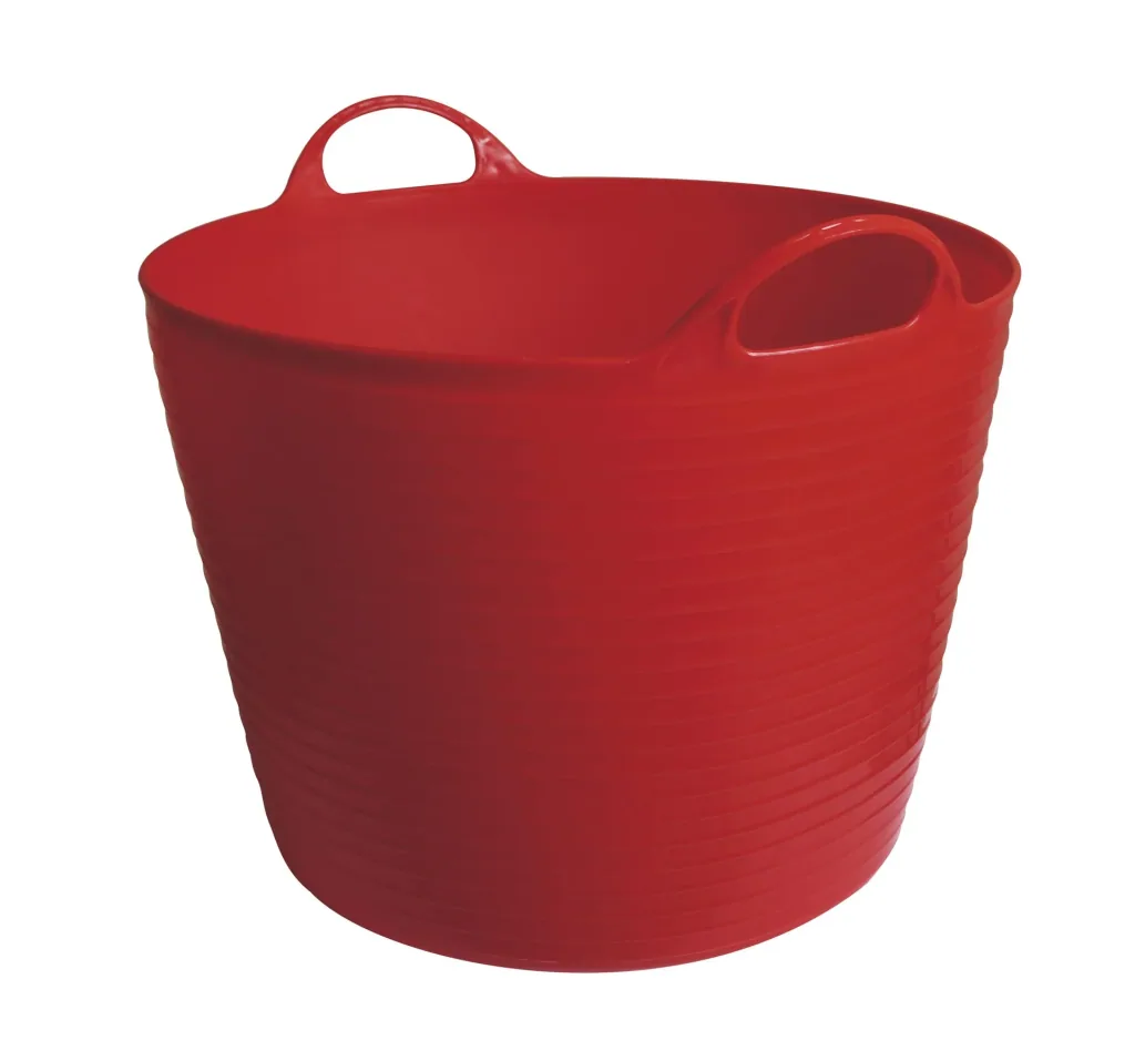 Bucket "Flex Bag", approx. 28 l, color red