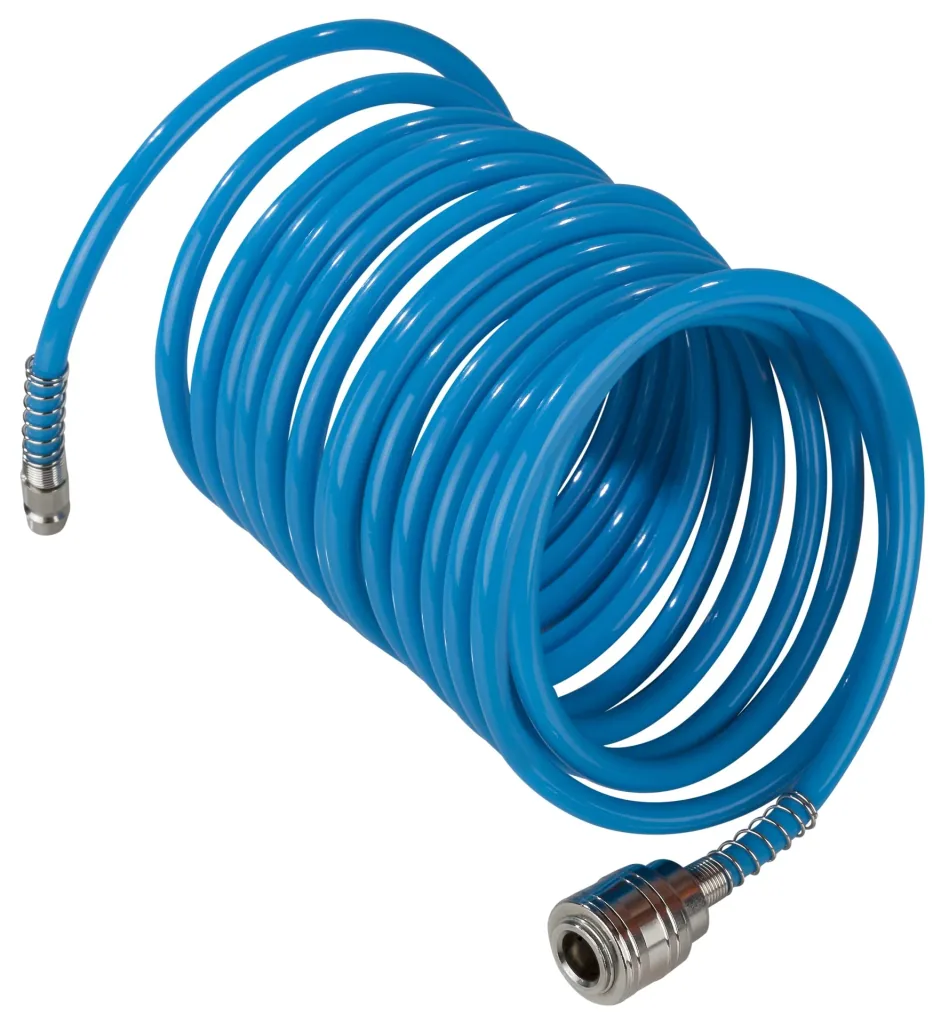 Compressed air spiral hose, 5 meters