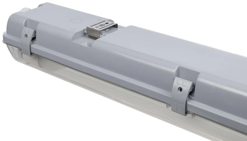 LED moisture-proof light, 2-bulb, 36 watts, cool white, IP65, approx. 120 cm