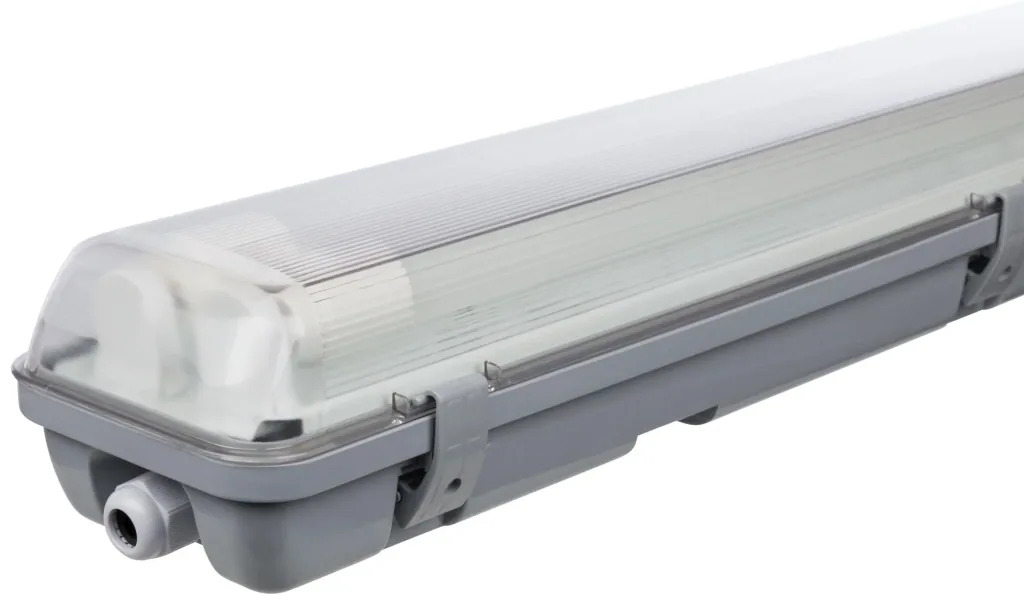LED moisture-proof light, 2-bulb, 36 watts, cool white, IP65, approx. 120 cm