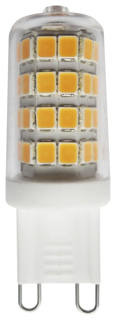 LED lamp with 3 watts, G9, warm white