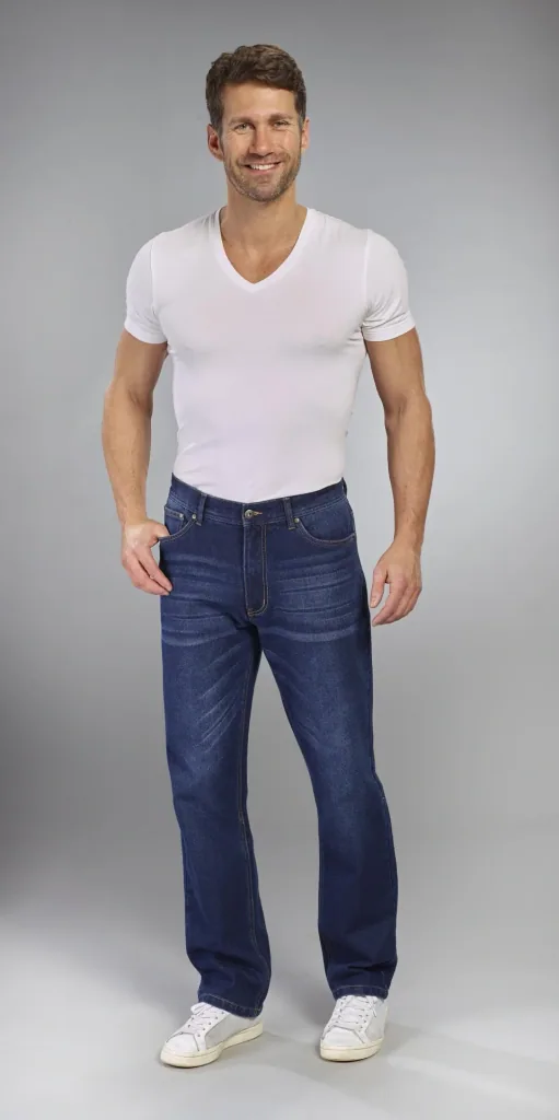 Jeans Loose Fit, Farbe bluestone, Gr.29