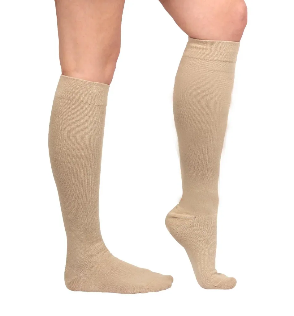 Energy LYCRA support knee socks, beige, size 39 - 42, 1 pair