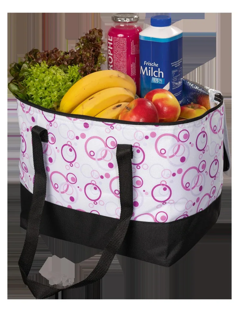 Cooler bag "Circles blue"