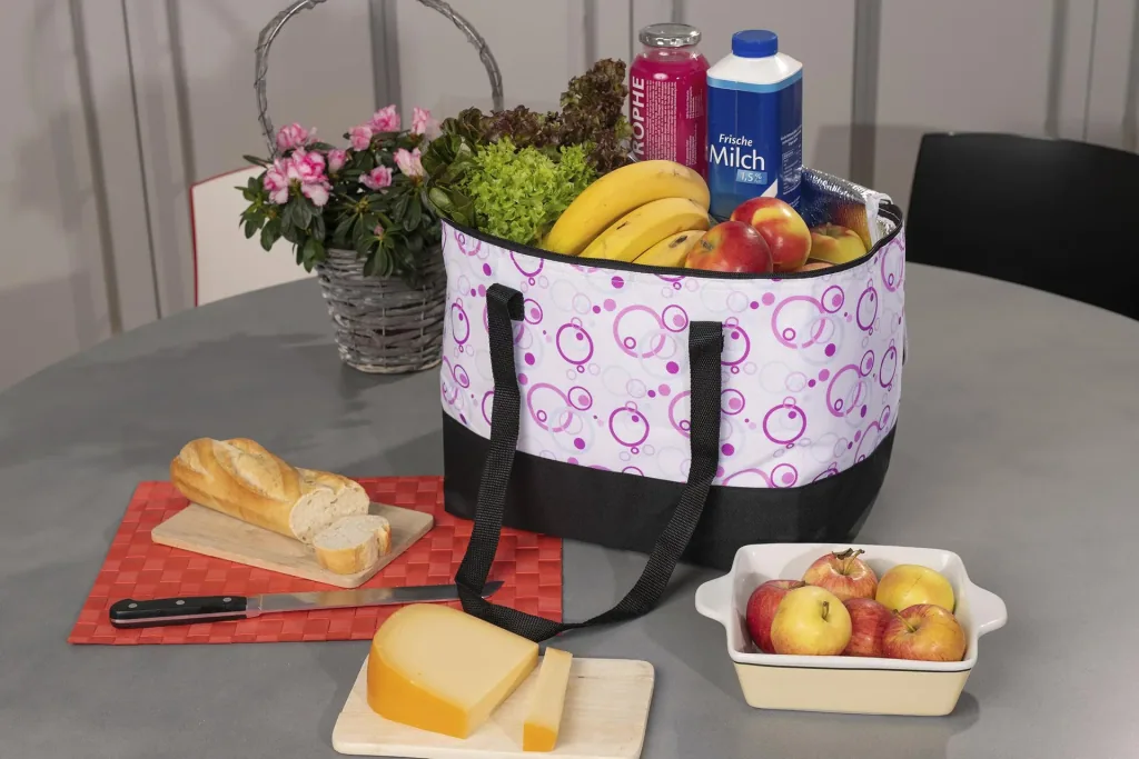 Cooler bag "Circles blue"