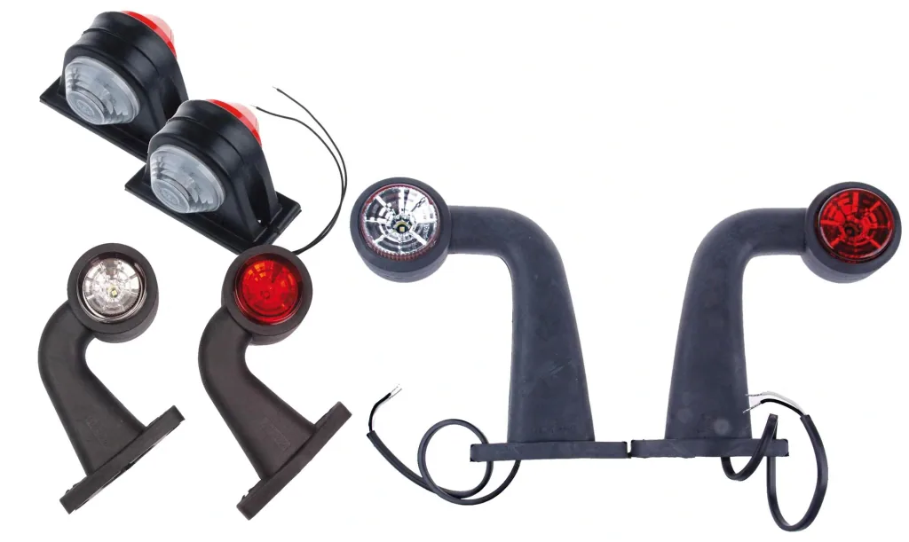 LED clearance lights with long arm, set of 2