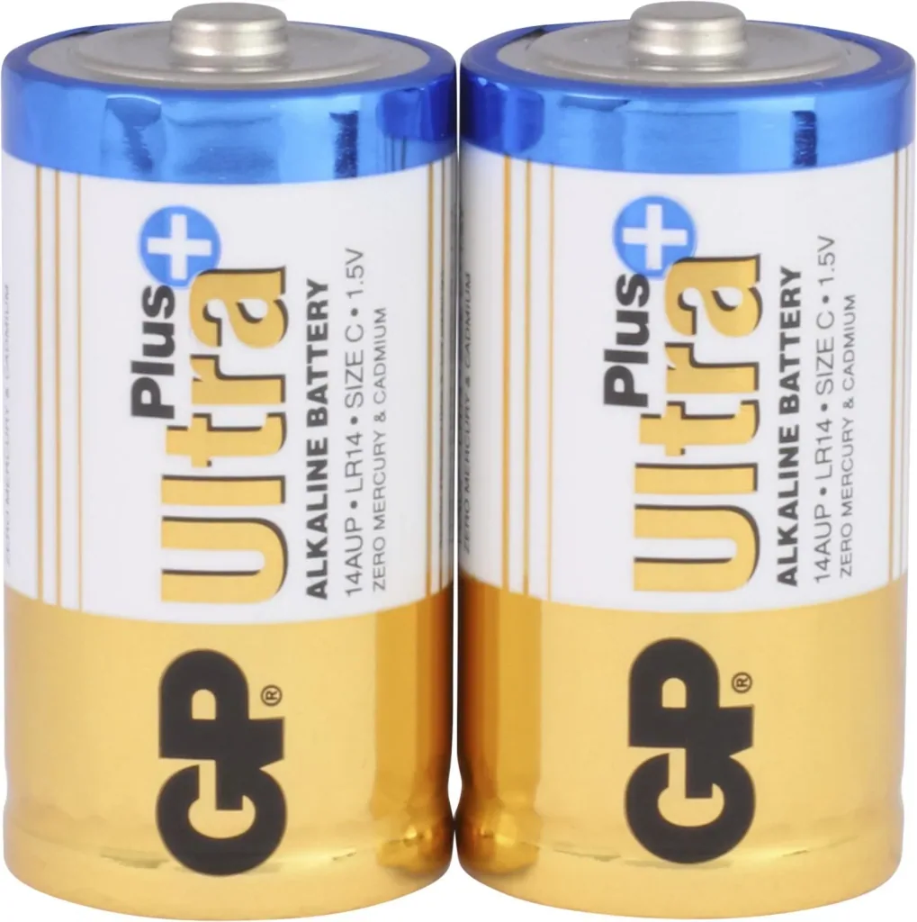 ULTRA PLUS Baby C Alkaline Batteries - 2 pieces