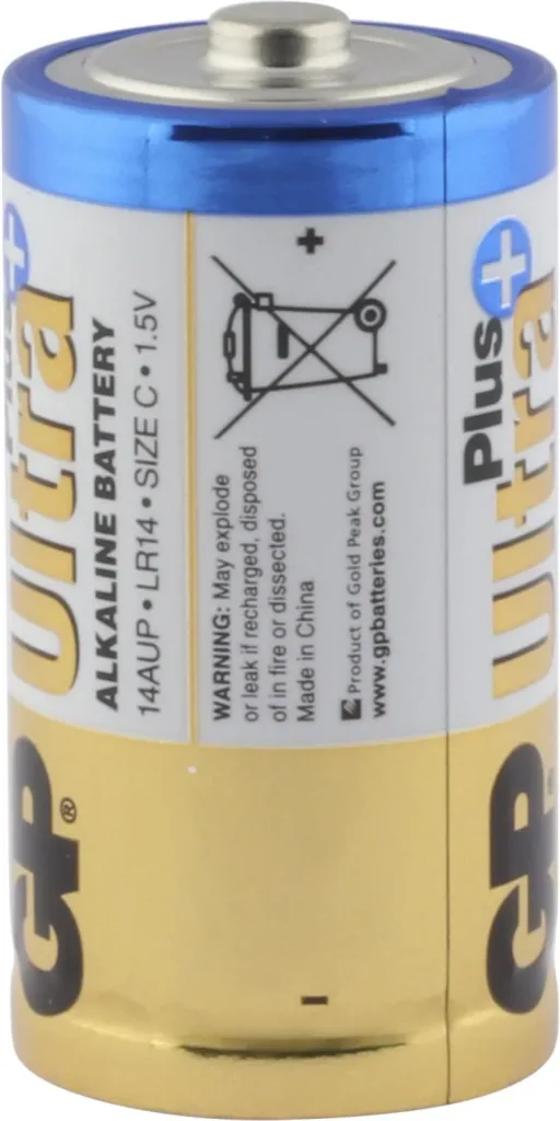 ULTRA PLUS Baby C Alkaline Batteries - 2 pieces