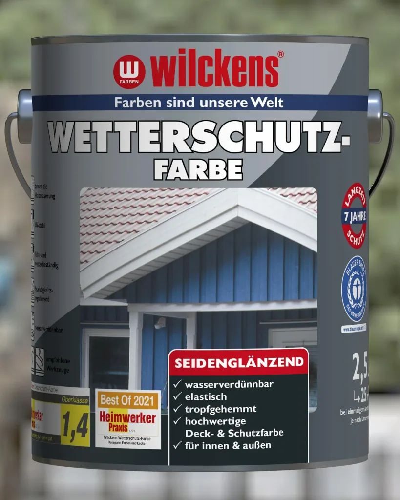 Weatherproof paint chocolate brown, 2500 ml