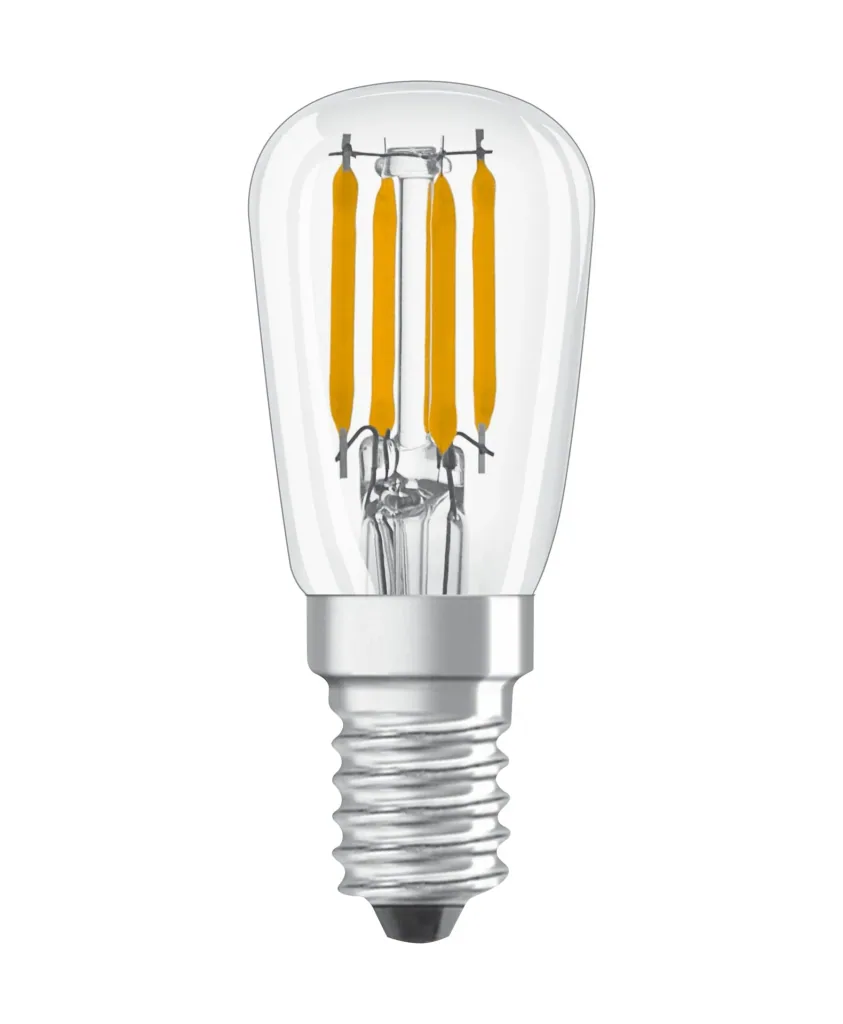 LED STAR SPECIAL T26 bulb with 2.8 watts, E14, clear, daylight white