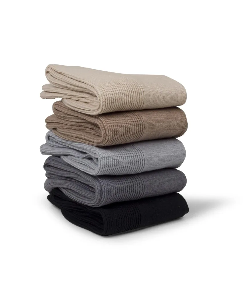 Comfortable socks, light assorted, size 47 - 50, 5 pairs