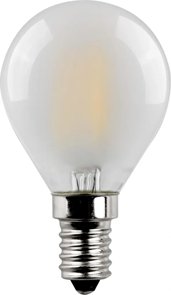 Retro LED lamp drop lamp with 2 watts, E14, warm white, matt