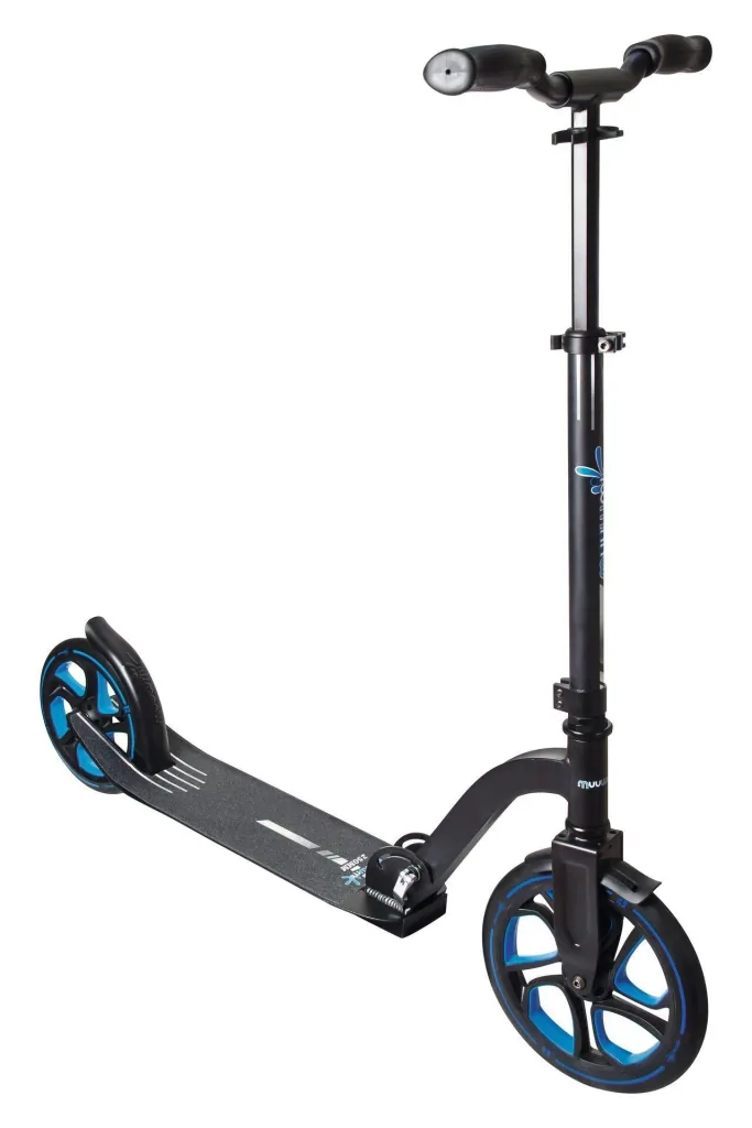 Aluminium Scooter Pro, kick scooter, 250/215 mm, ABEC 7, height adjustable, blue