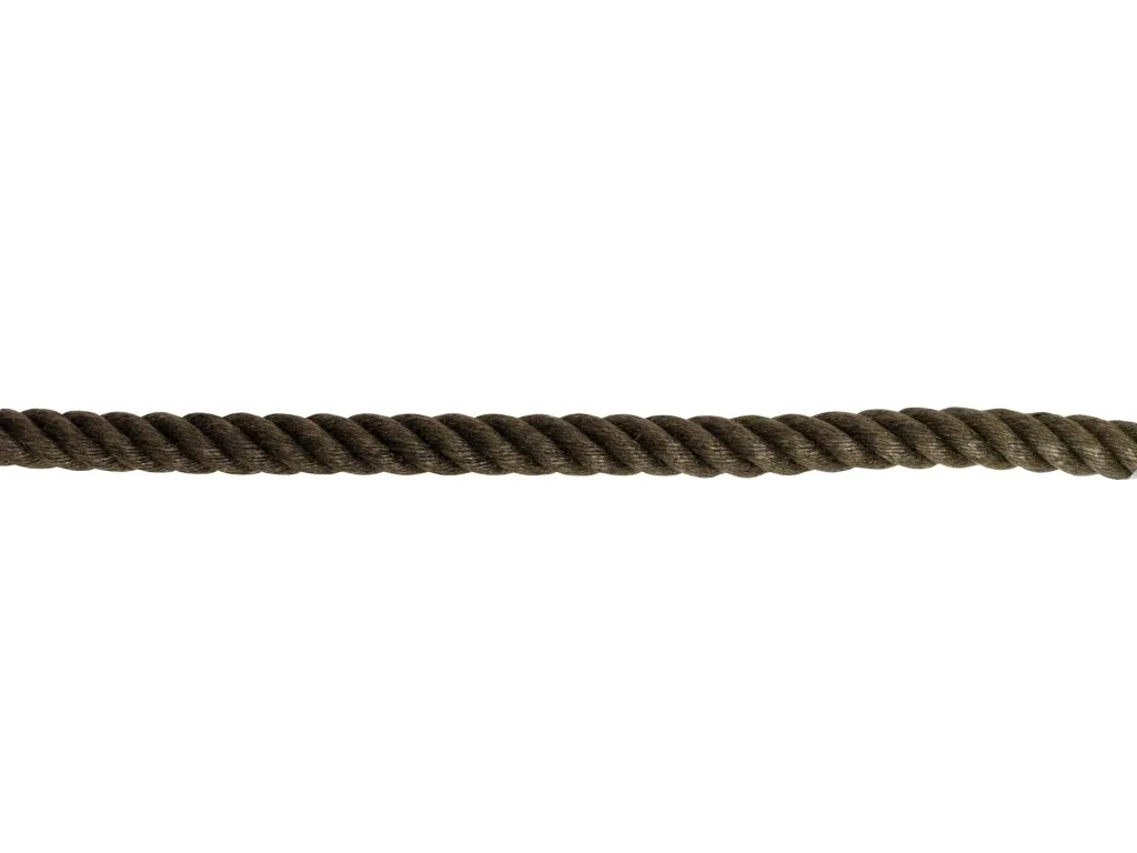Handrail ropes, 6 m x 30 mm, light brown