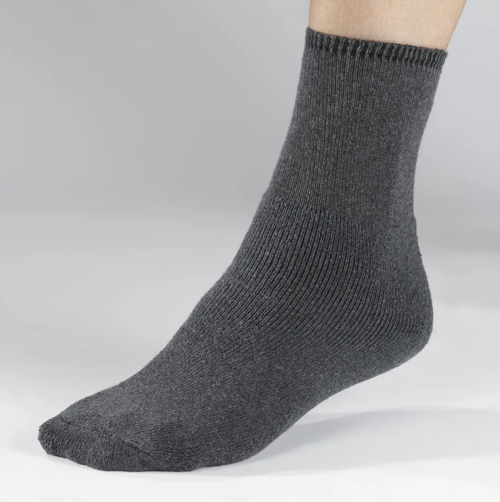 Men's leisure socks, anthracite, size 39 - 42