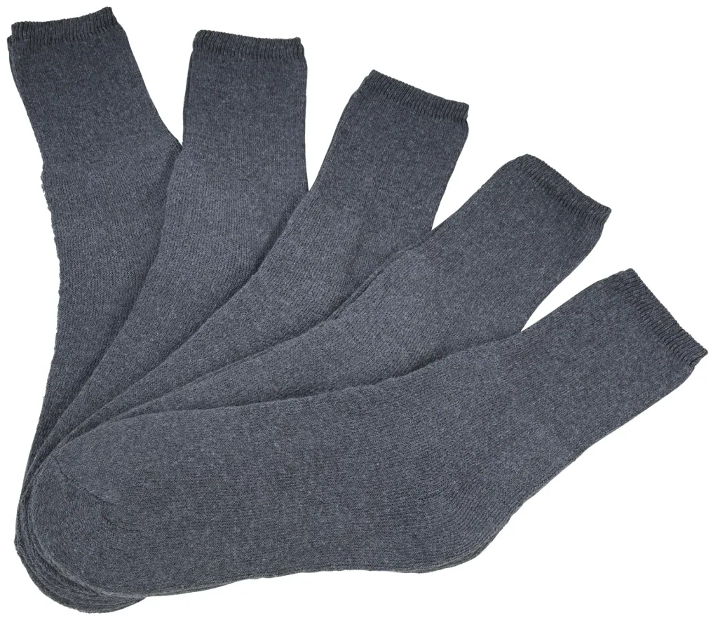 Men's leisure socks, anthracite, size 39 - 42