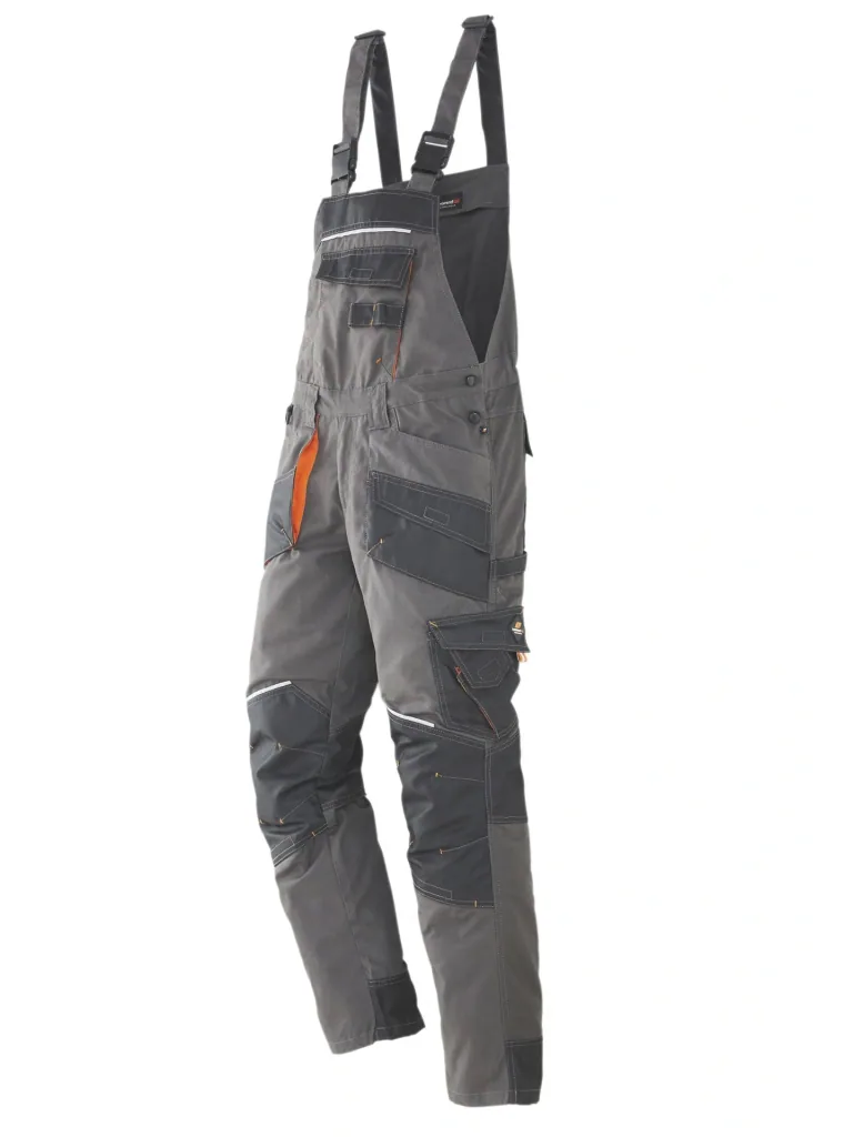 Dungarees, color gray/black, size 58