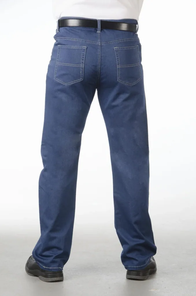 Premium jeans, crease-free, extra soft, color blue size 30
