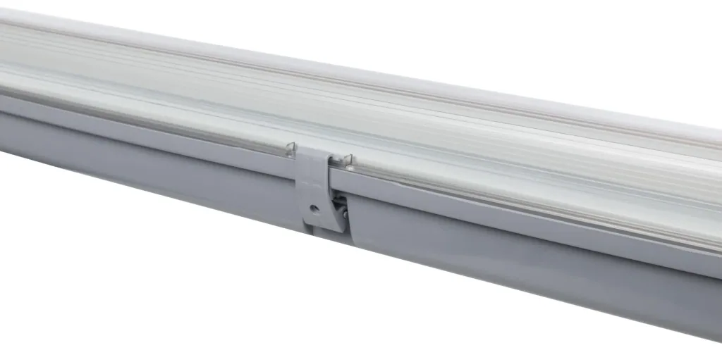 LED moisture-proof light, 1-flame, 18 watts, cool white, IP65, approx. 120 cm