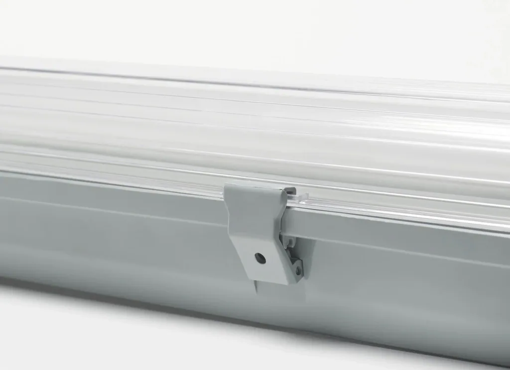 LED moisture-proof light, 1-flame, 18 watts, cool white, IP65, approx. 120 cm