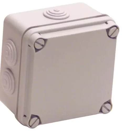 AP-FR junction box, IP65, grey, 108 x 108 x 64 mm