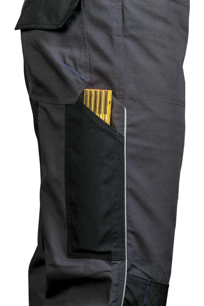 Work dungarees, color gray/royal, size 50