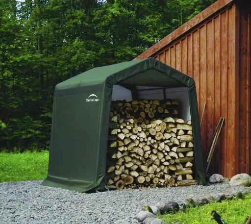 Foil Tool Shed 5.76 m², green, 240×240 cm – reinforced back wall, DuPont steel frame, weather-resistant