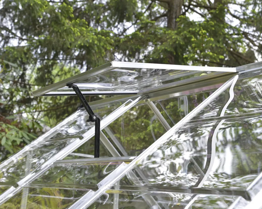 Greenhouse "Harmony", Aluminum, Silver, 247 x 185 x 208 cm