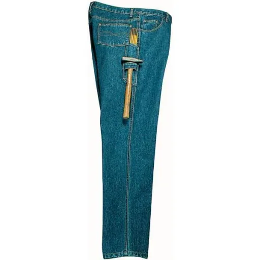 Work jeans made of durable denim, color blue, size 53