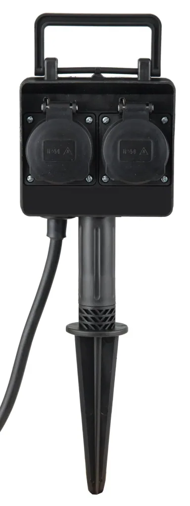 Energy distributor with earth spike 2-way