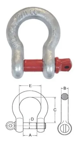 Shackle - curved, 4.75 t