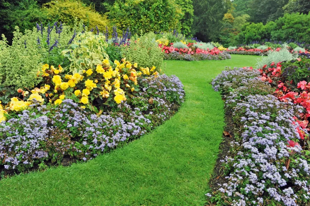 Lawn edge straight 15cm high and 9m long