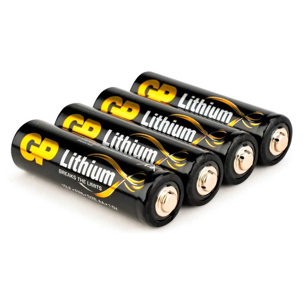 Lithium Primary Mignon (AA) Batteries - 4 pieces