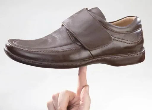 Comfort shoe, brown, size 40
